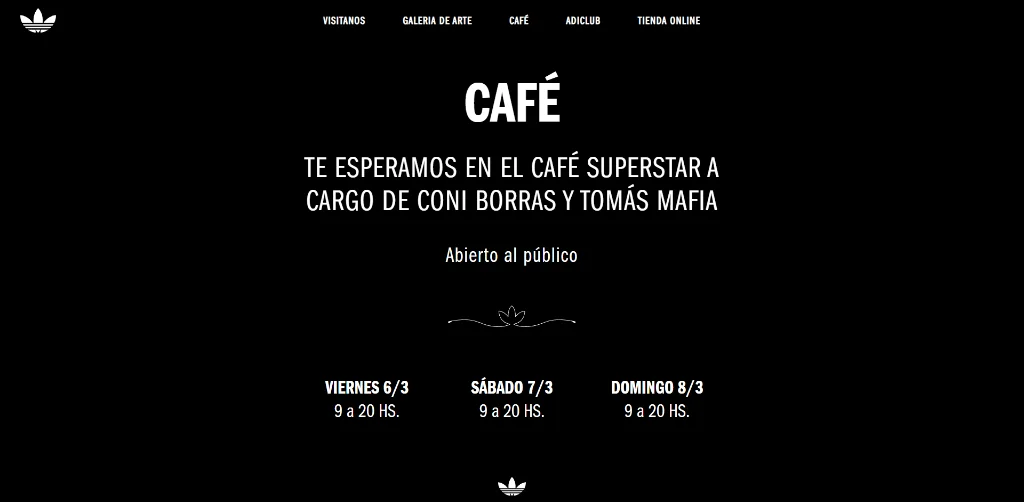 Café Superstar Experience and Schedule