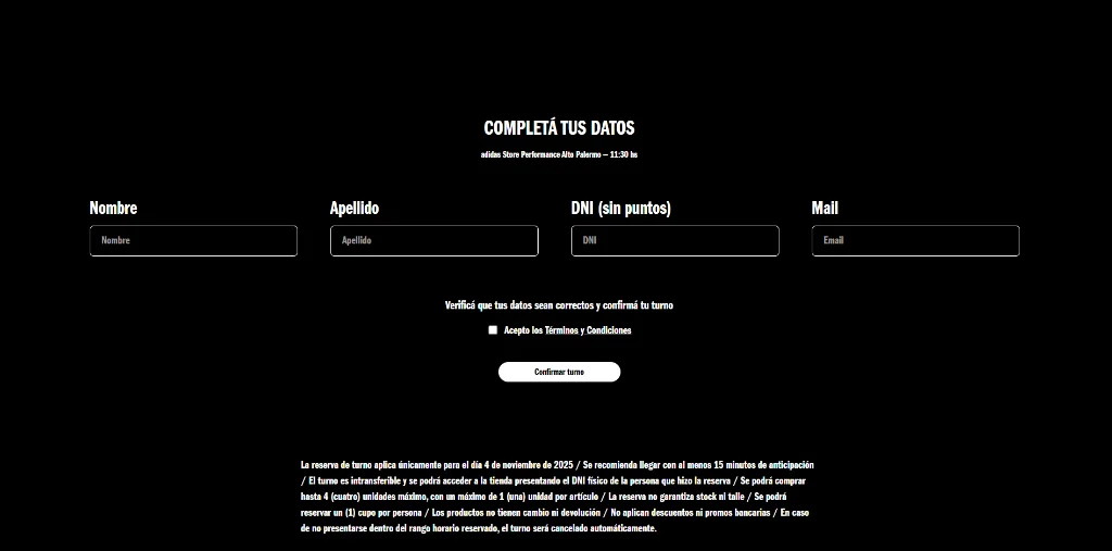 Participant Registration Form and Database Sync